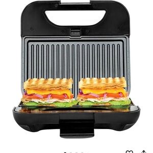 Kalorik Multi-Purpose Waffle, Grill and Sandwich Maker, Stainless Steel